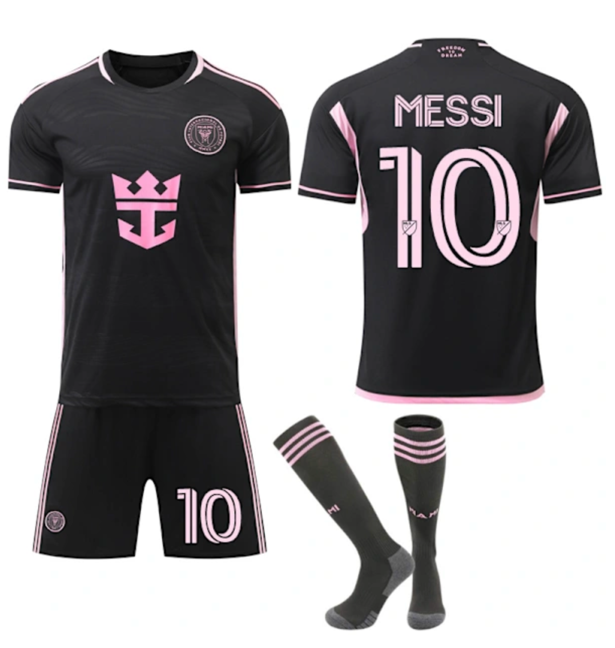 2024-2025 Major League Soccer Messi No.10 Miami International Jersey Away Adult Kids Soccer Jersey Kit 2024-2025 Major League Soccer Messi No.10 Miami International Jersey Away Adult Kids Soccer Jersey Kit